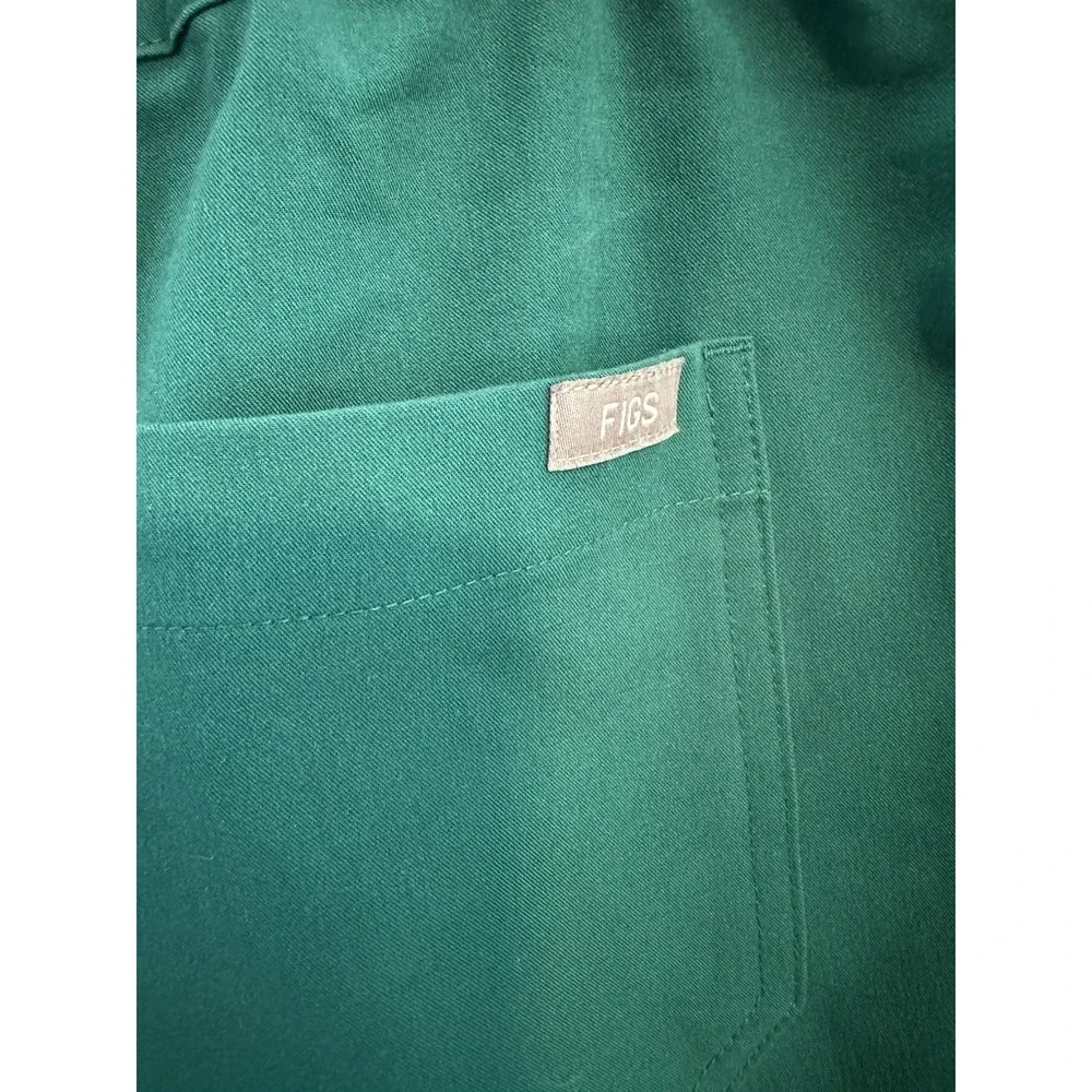 FIGS Womens Scrub Pants Green Technical Collection Drawstring Size MEDIUM
